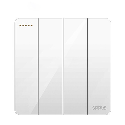 Выключатель четверной Xiaomi OPPLE Lighting Wall Switch Socket White K12 Four Billing Control