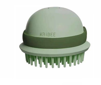 Расческа массажная антистатическая Xiaomi Kribee Electric Massage Comb Green