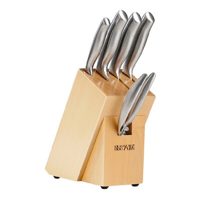 Набор ножей с подставкой Xiaomi Huo Hou Nano Steel Knife Set 6in1