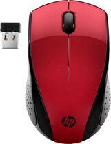 Мышь беспроводная HP Wireless Mouse 220 USB Red 7KX10AA