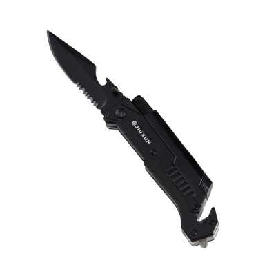 Нож складной Xiaomi Jiuxun Tools Ninety Outdoor Folding Knife 7 in 1 Black