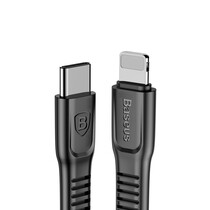 Кабель Baseus CAZYSC-B01 USB-C to Lightning Tough 2m Черный