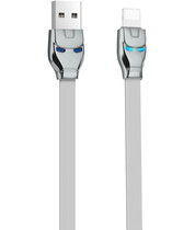 Кабель Hoco U14 Steel man USB-Lightning 1.2м Серый