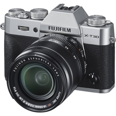 Фотоаппарат Fujifilm X-T30 Kit XF 18-55mm f/2.8-4 R R LM OIS Silver