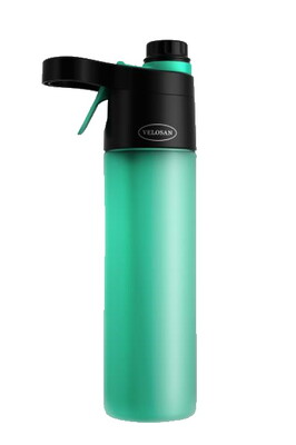 Бутылка спортивная с распылителем Xiaomi VELOSAN Germany Portable Spray Water 600ml Green