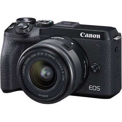 Фотоаппарат Canon EOS M6 Mark II Kit EF-M 15-45 IS STM Black