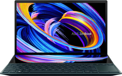 Ноутбук Asus ZenBook Duo 14 UX482EG-HY262T (Intel Core i7 1165G7 2800MHz/14"/1920x1080/16Gb/1024Gb SSD/DVD нет/NVIDIA GeForce MX 450/Wi-Fi/Bluetooth/Windows 10 Home) Синий 90NB0S51-M06330