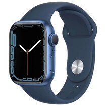 Часы Apple Watch Series 7 GPS 41mm Aluminium Case with Abyss Blue Sport Band MKN13 Blue