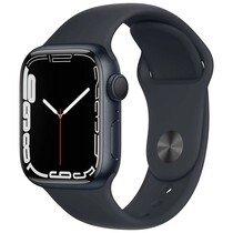 Часы Apple Watch Series 7 GPS 41mm Aluminum Case with Midnight Sport Band MKMX3 Midnight