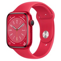 Часы Apple Watch Series 8 LTE 45mm Red Aluminium MNKC3 R Red Sport Band
