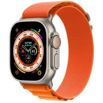 Часы Apple Watch Ultra GPS+Cellular 49 мм Titanium Case Orange MQEV3 Alpine Loop L
