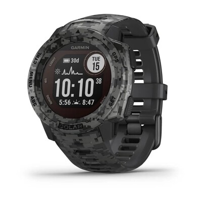 Часы Garmin Instinct Solar Camo Edition Graphite 010-02293-15