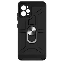 Накладка Armor Case с кольцом держателем для Xiaomi Poco X5 Pro Черная