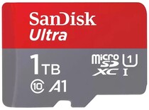 Карта памяти SanDisk Ultra microSDHC Class 10 UHS-I 150MB/s 1ТB без адаптера SDSQUAC-1T00-GN6MN