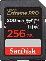 Карта памяти SanDisk Extreme Pro SDXC Class 10 R200/W140MB/s 256GB UHS-I V30 U3 SDSDXXD-256G-GN4IN