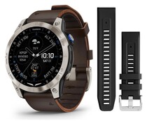 Часы Garmin D2 Mach 1 Titanium Aviator Leather Brown 010-02582-55