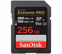 Карта памяти SanDisk Extreme Pro SDXC Class 10 R280/W150MB/s 256GB UHS-II U3 V60 SDSDXEP-256G-GN4IN