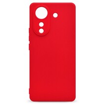 Накладка Soft-touch для Xiaomi Redmi 13C красная