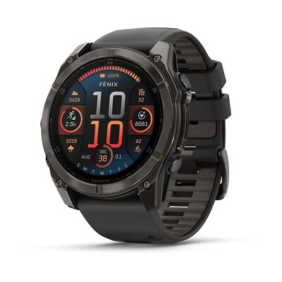 Часы Garmin Fenix 8 51mm Amoled Sapphire Titanium Carbon Gray 010-02905-21