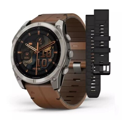 Часы Garmin Fenix 8 51mm Amoled Sapphire Titanium Graphite 010-02905-40