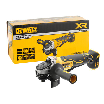 Аккумуляторная шлифмашина угловая DeWalt DCG406NE 20V без аккумулятора