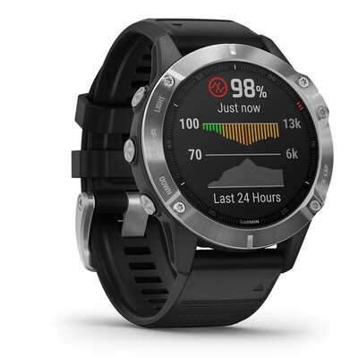 Часы Garmin Fenix 6 Silver / Black 010-02158-00 фото 4