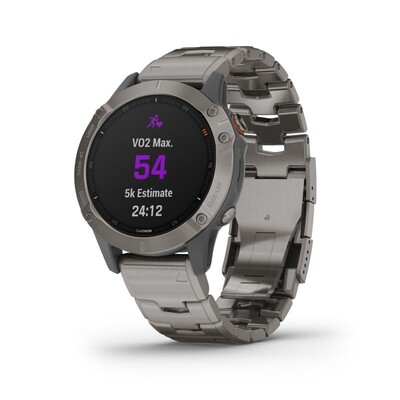 Часы Garmin Fenix 6 Pro Sapphire Titanium Grey 010-02158-23 фото 8