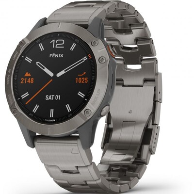 Часы Garmin Fenix 6 Pro Sapphire Titanium Grey 010-02158-23 фото 2