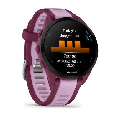 Часы Garmin Forerunner 165 Music Berry Lilac 010-02863-33 фото 3