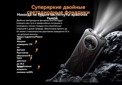 Смартфон Blackview BV8100 8/256Gb Black фото 9