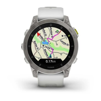 Уцененные часы Garmin Epix Gen 2 Sapphire Titanium White 010-02582-21 царапины на корпусе фото 9