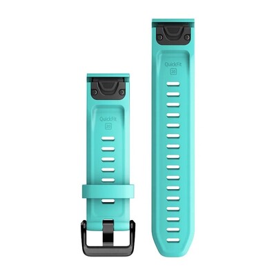 Ремешок Garmin QuickFit 20 mm Silicone Aqua 010-13102-05 фото 2