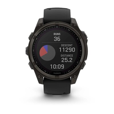 Часы Garmin Fenix 8 47mm Solar Sapphire Titanium Carbon Gray 010-02906-11 фото 9