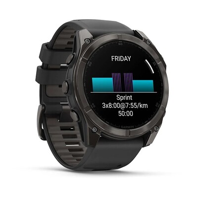 Часы Garmin Fenix 8 51mm Amoled Sapphire Titanium Carbon Gray 010-02905-21 фото 3