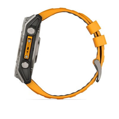 Часы Garmin Fenix 8 51mm Amoled Sapphire Titanium Spark Orange 010-02905-11 фото 12