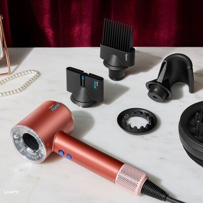 Фен Dyson Supersonic Nural HD16 Strawberry Bronze Blush Pink фото 3