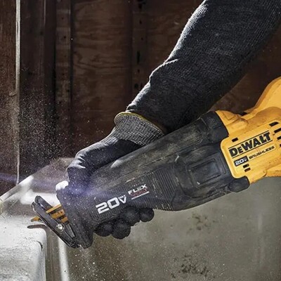 Аккумуляторная сабельная пила DeWalt DCS386NT 20V без аккумулятора фото 7