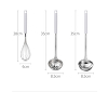 Набор кухонных принадлежностей Xiaomi Jordan Judy Stainless Steel Kitchen Set Green 5 pcs фото 15