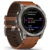 Часы Garmin Fenix 7X Sapphire Solar Leather Black Brown 010-02541-19 фото 13