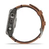 Часы Garmin Fenix 7 Pro Sapphire Solar Titanium Grey Brown 010-02777-30 фото 14