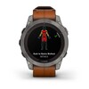 Часы Garmin Fenix 7 Pro Sapphire Solar Titanium Grey Brown 010-02777-30 фото 11