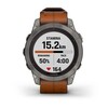 Часы Garmin Fenix 7 Pro Sapphire Solar Titanium Grey Brown 010-02777-30 фото 10