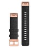 Ремешок Garmin QuickFit 20 mm Nylon Black Rose Gold 010-12874-00 фото 2