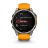 Часы Garmin Fenix 8 47mm Amoled Sapphire Titanium Orange 010-02904-11 фото 7