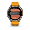 Часы Garmin Fenix 8 47mm Amoled Sapphire Titanium Orange 010-02904-11 фото 10