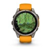 Часы Garmin Fenix 8 47mm Amoled Sapphire Titanium Orange 010-02904-11 фото 6